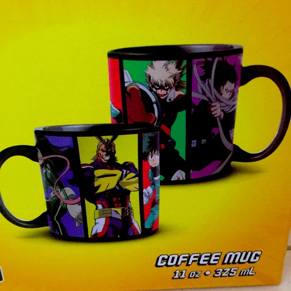 My Hero Academia ceramic 11oz mug & 4 coasters set - Picture 2 of 4